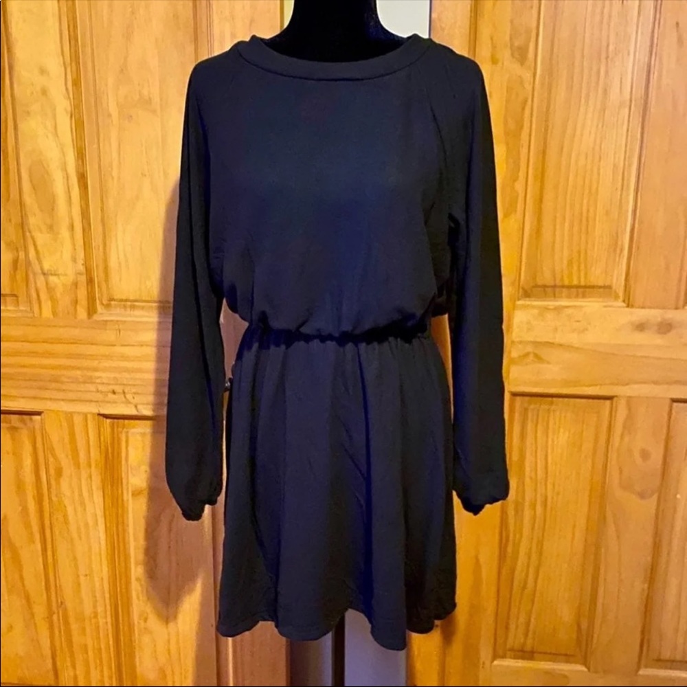 New! Piphany S Solid Black Broadway Dress